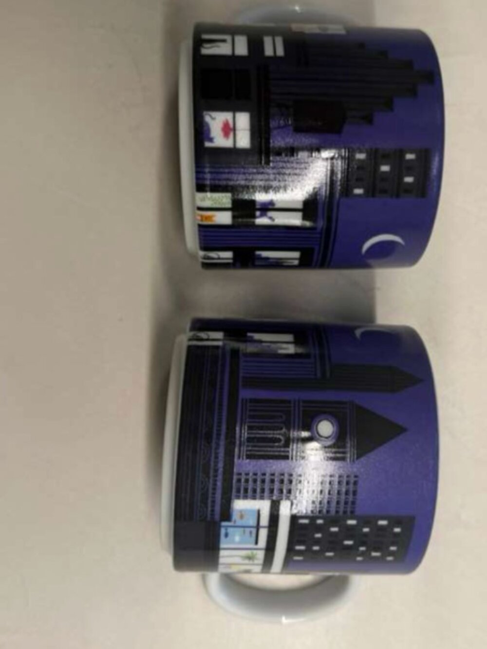 West Elm x Sam Kalda Set of 2 Graphic Mugs